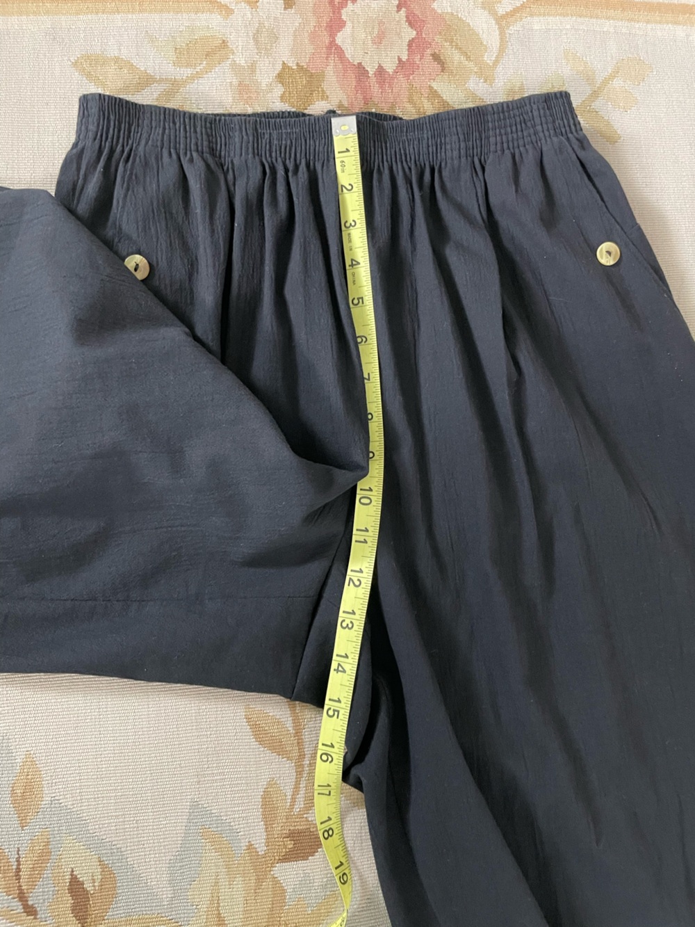 Cabin Creek black Elastic-Waist Relaxed Chinos - Picture 5 of 8